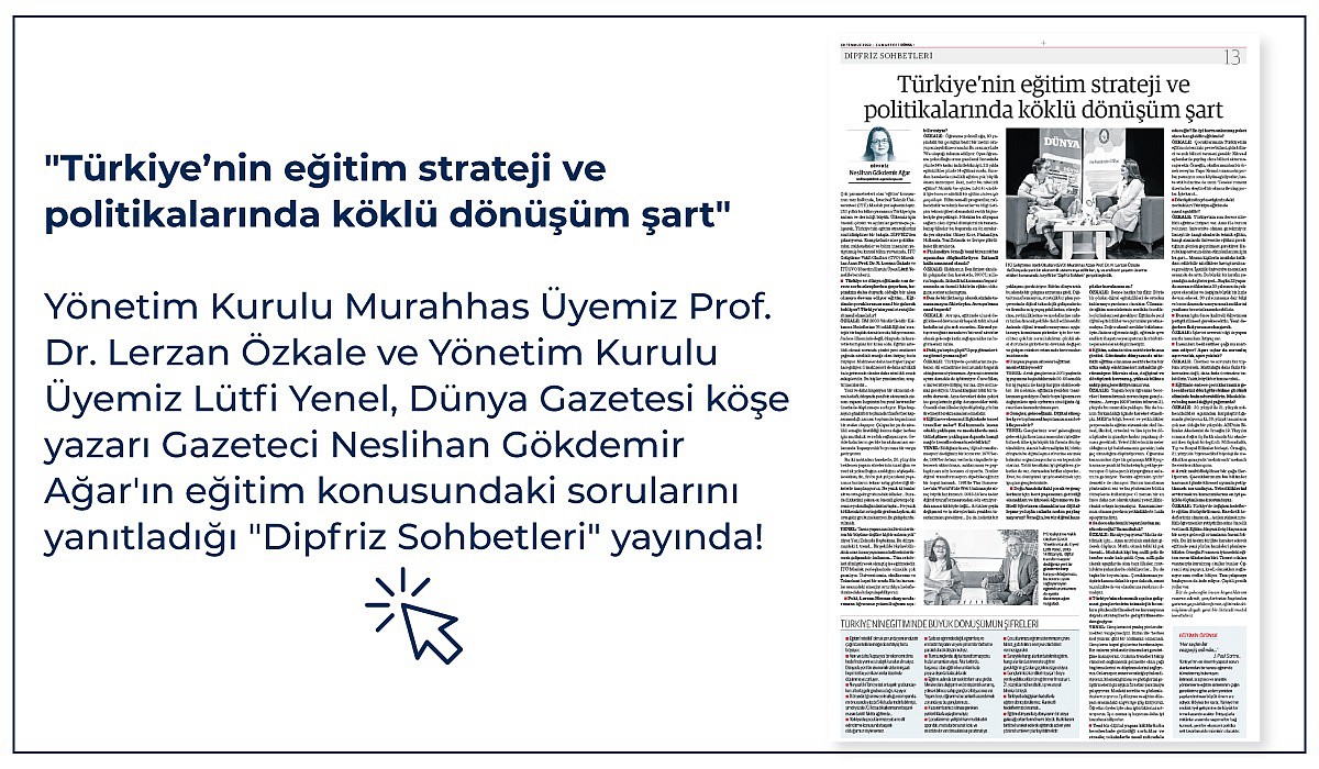 İTÜ GVO Yönetim Kurulu Dünya Gazetesi Röportaj_Temmuz 2022  