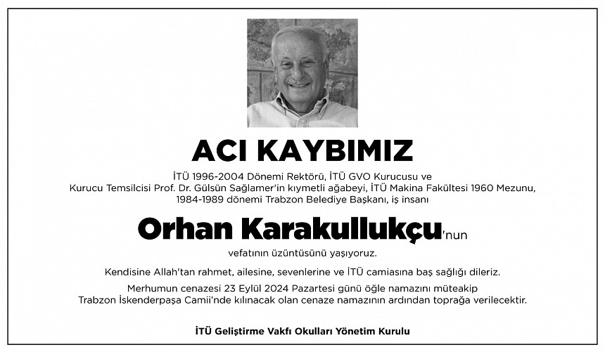 Acı Kaybımız